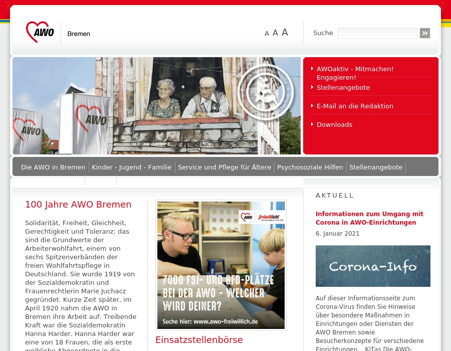 AWO Ambulant gGmbH Pflegeheim Walle -Junge Pflegebedürftige-