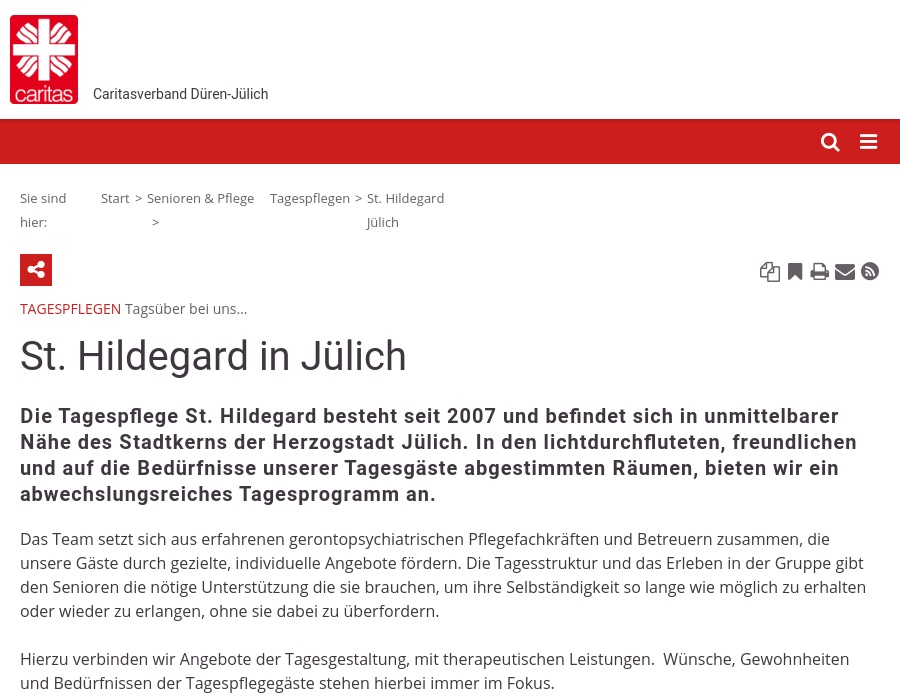 Tagespflege St. Hildegard