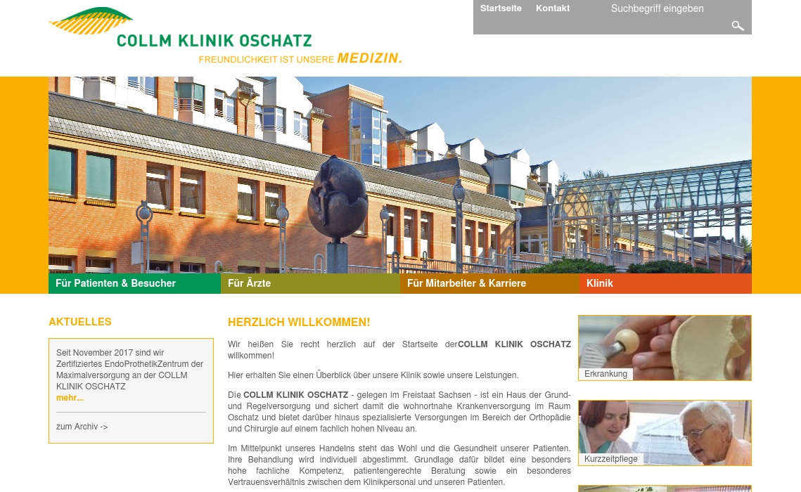 Kurzzeitpflege Collm Klinik Oschatz GmbH