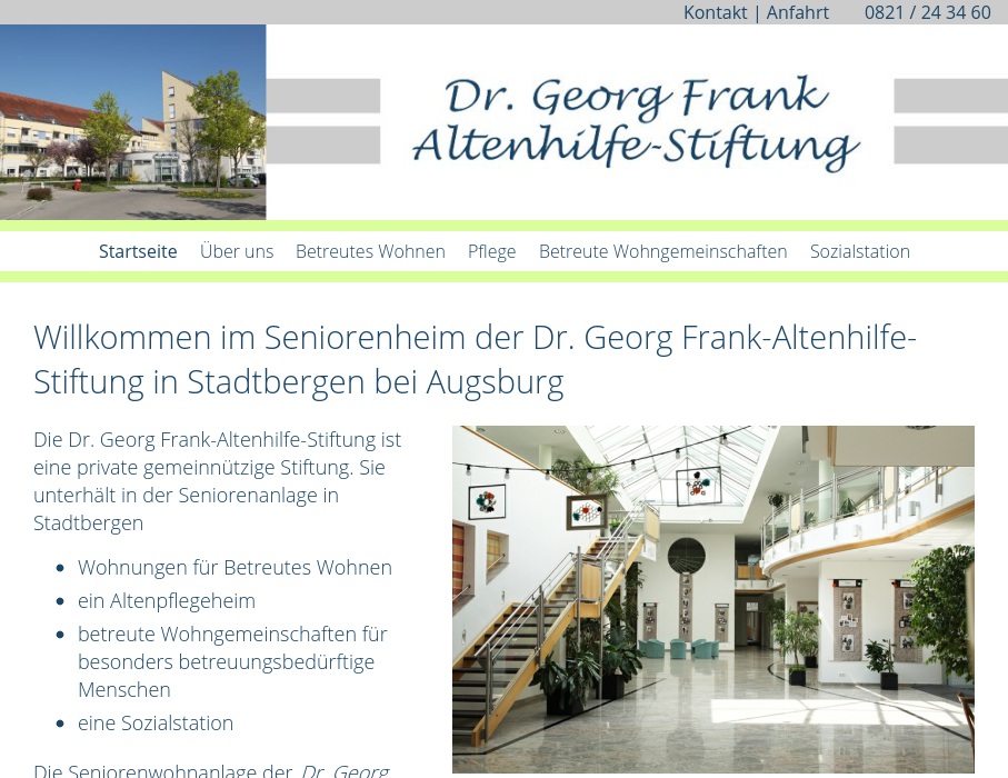 Dr. Georg Frank- Altenhilfe-Stiftung