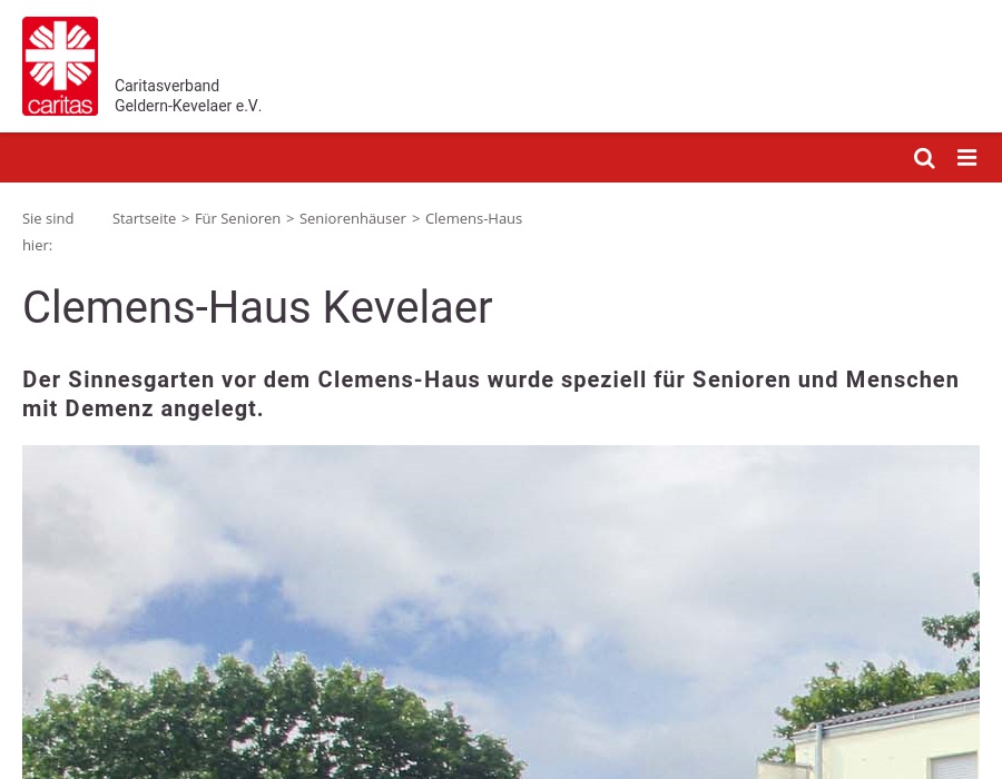 Clemens-Haus Kevelaer Hausgemeinschaften Somatik