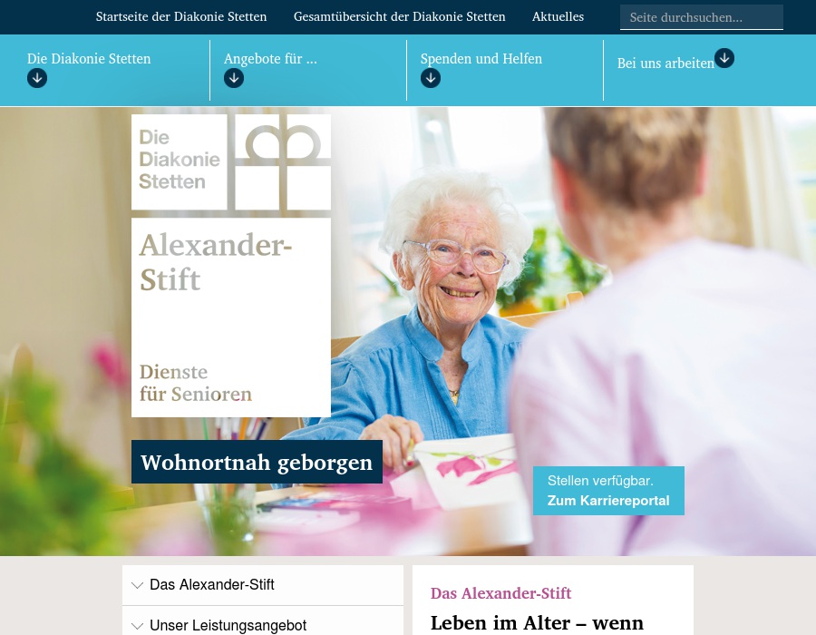 Alexander-Stift Dienste für Senioren gGmbH Heim Ludwigsburg