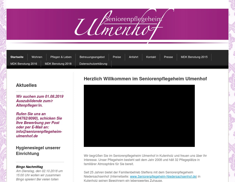 Seniorenpflegeheim Ulmenhof Inh. Tatjana Steffens-Behnke