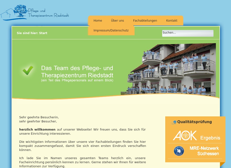 Pflege- und Therapiezentrum Riedstadt GmbH Altenpflege