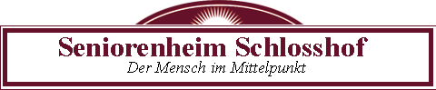 Logo: Seniorenheim "Schlosshof" GmbH