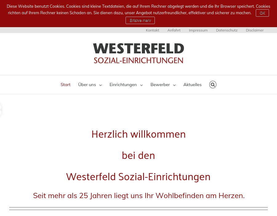Westerfeld-Sozial- Einrichtungen Kurzzeitpflege