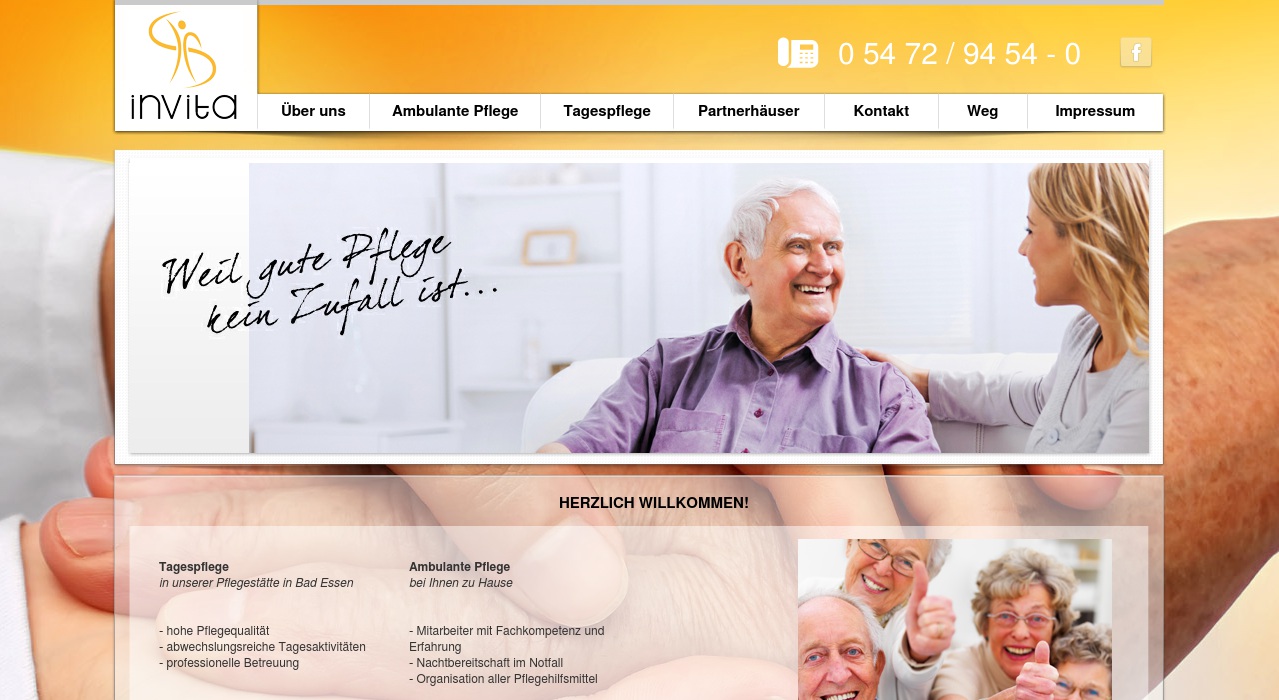 Invita Pflegeteam Margret Greife GmbH Tagespflege Rudolfshöhe