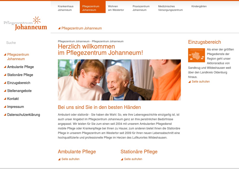 Pflegezentrum Johanneum gGmbH stationäre Pflege