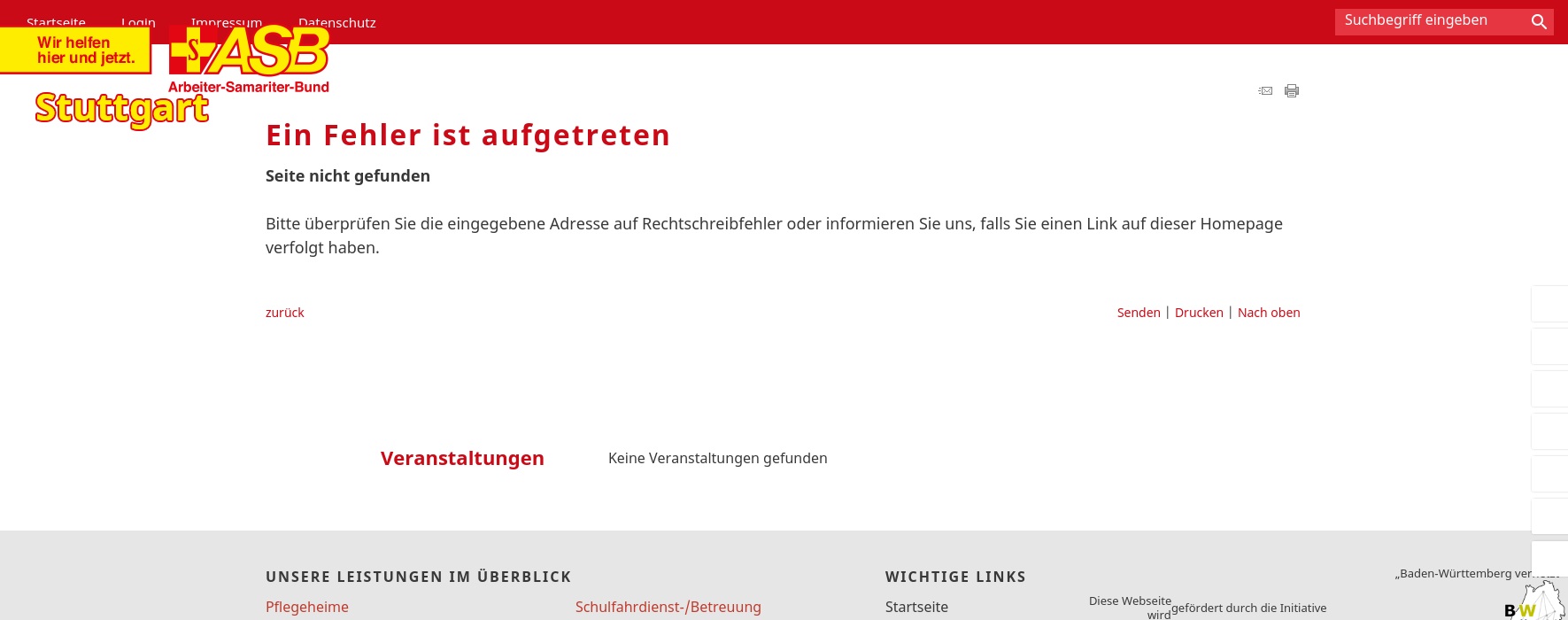 Arbeiter-Samariter-Bund RV Stuttgart Pflegeheim "Am Birkenwald"