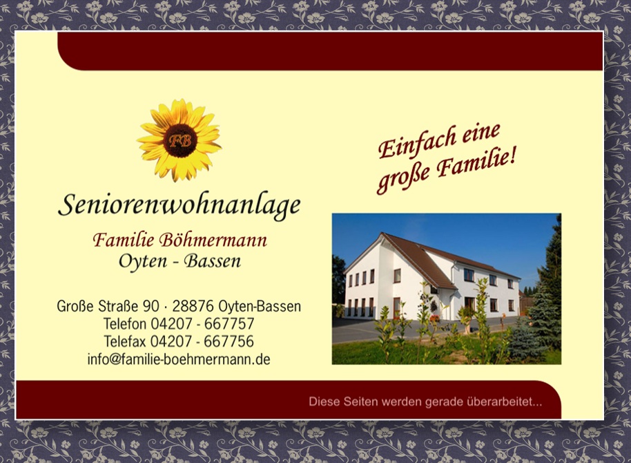 Seniorenwohnanlage Familie Böhmermann