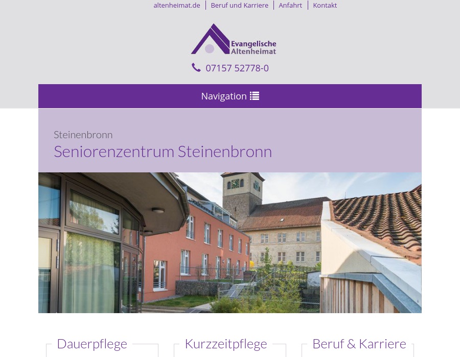 Seniorenzentrum Steinenbronn Pflegeheim