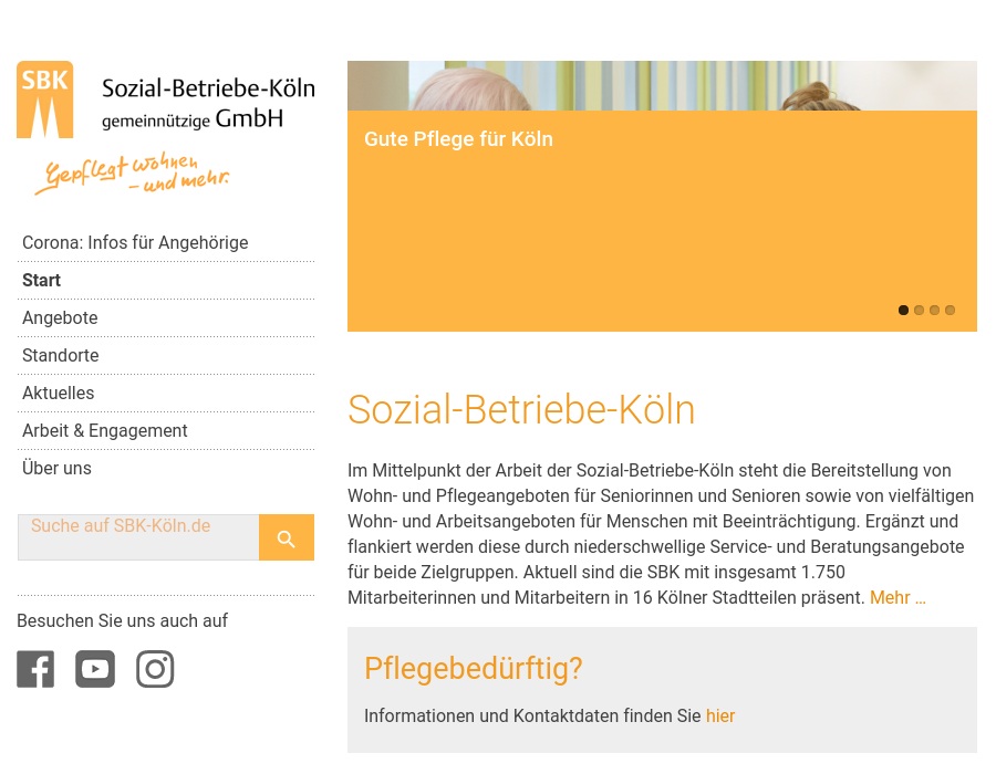 Seniorenzentrum Riehl Haus 7 Geronto Pflegebedürftige