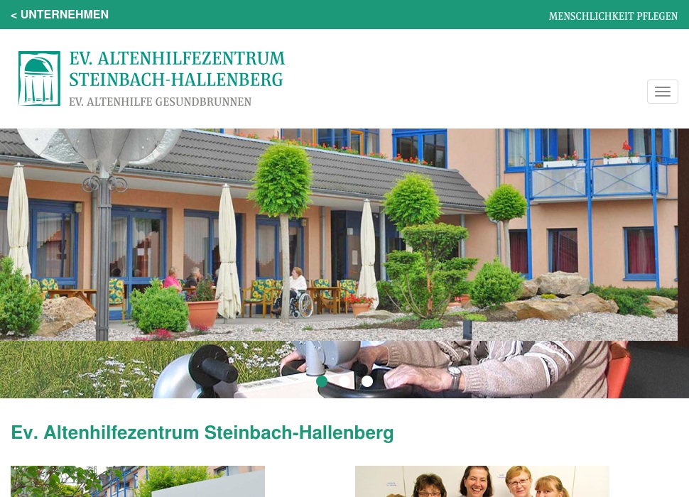 Tagespflege im Evangelischen Altenhilfezentrum Treffpunkt "Haselgrund"