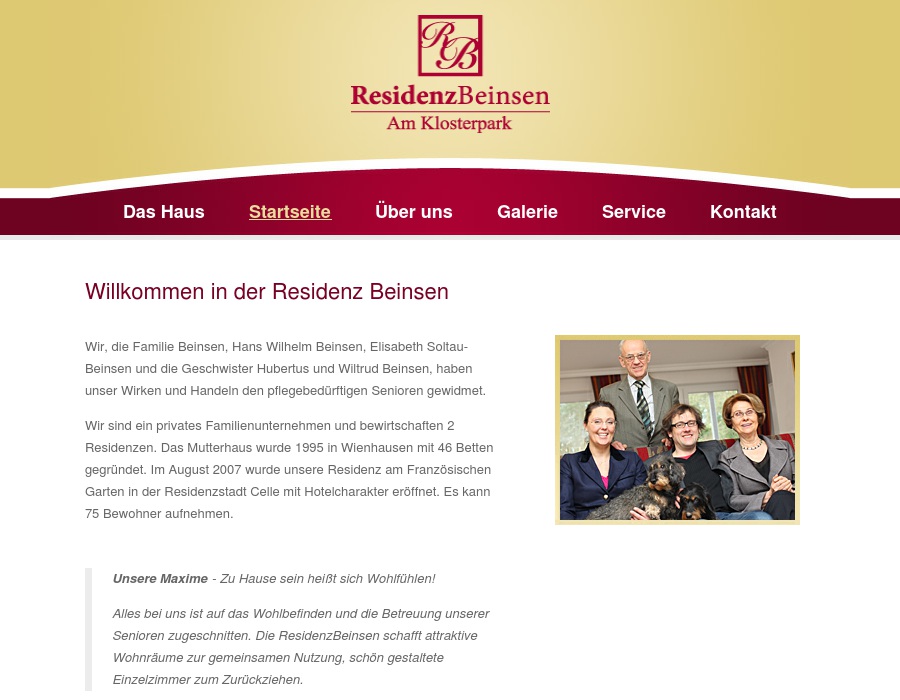 Residenz Beinsen Am Klosterpark GmbH