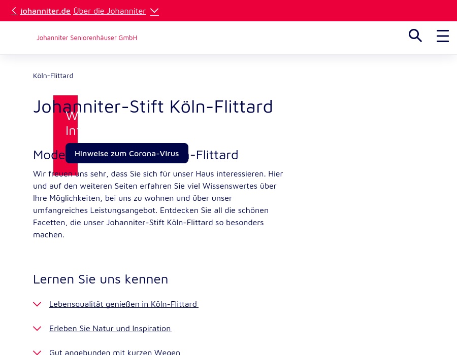 Johanniter Stift Köln-Flittard