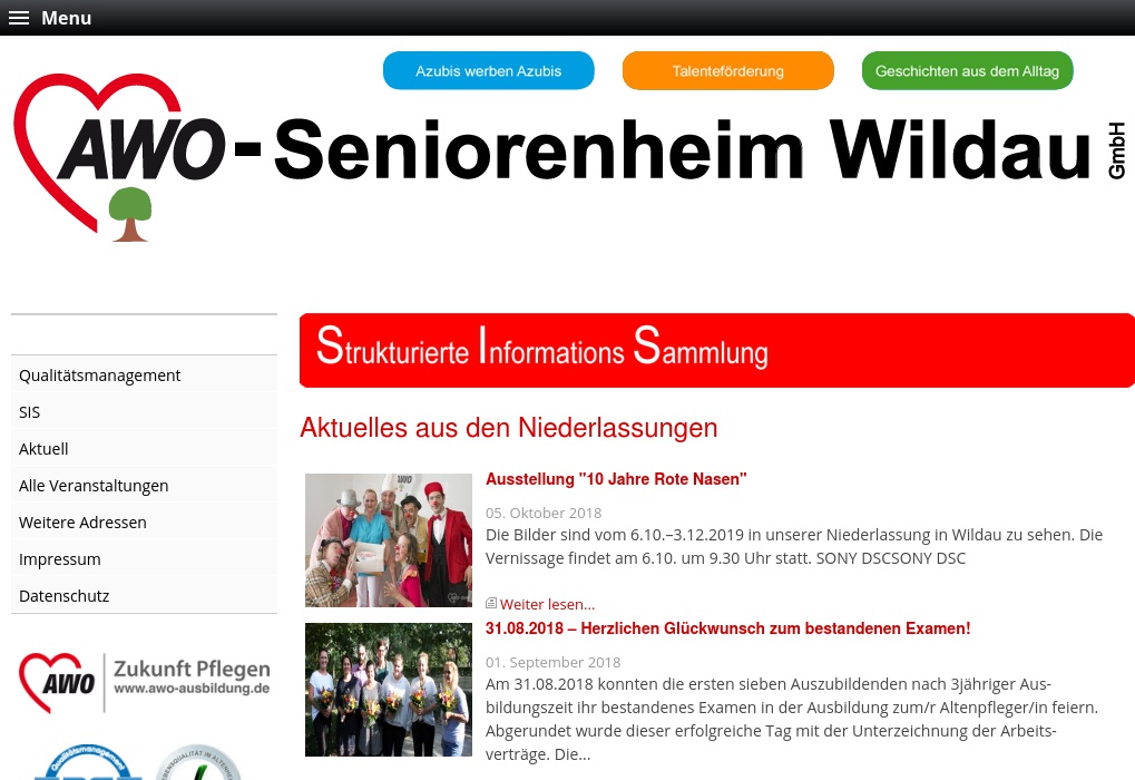 Seniorenheim "Regine Hildebrandt" Tagespflege