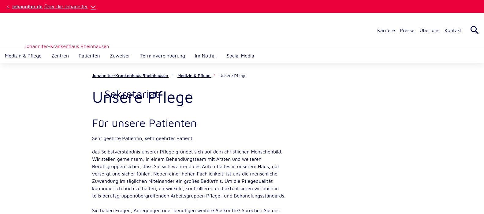 Zentrum für Pflege und Wohnen