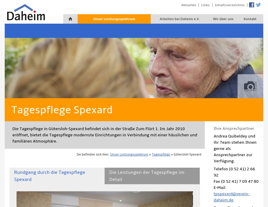 Tagespflege Daheim e.V. Spexard