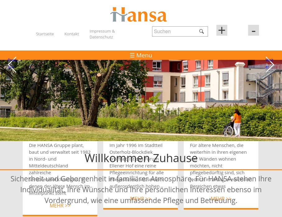 HANSA Seniorenzentren II GmbH Seniorenwohnstift Kreyenbrück