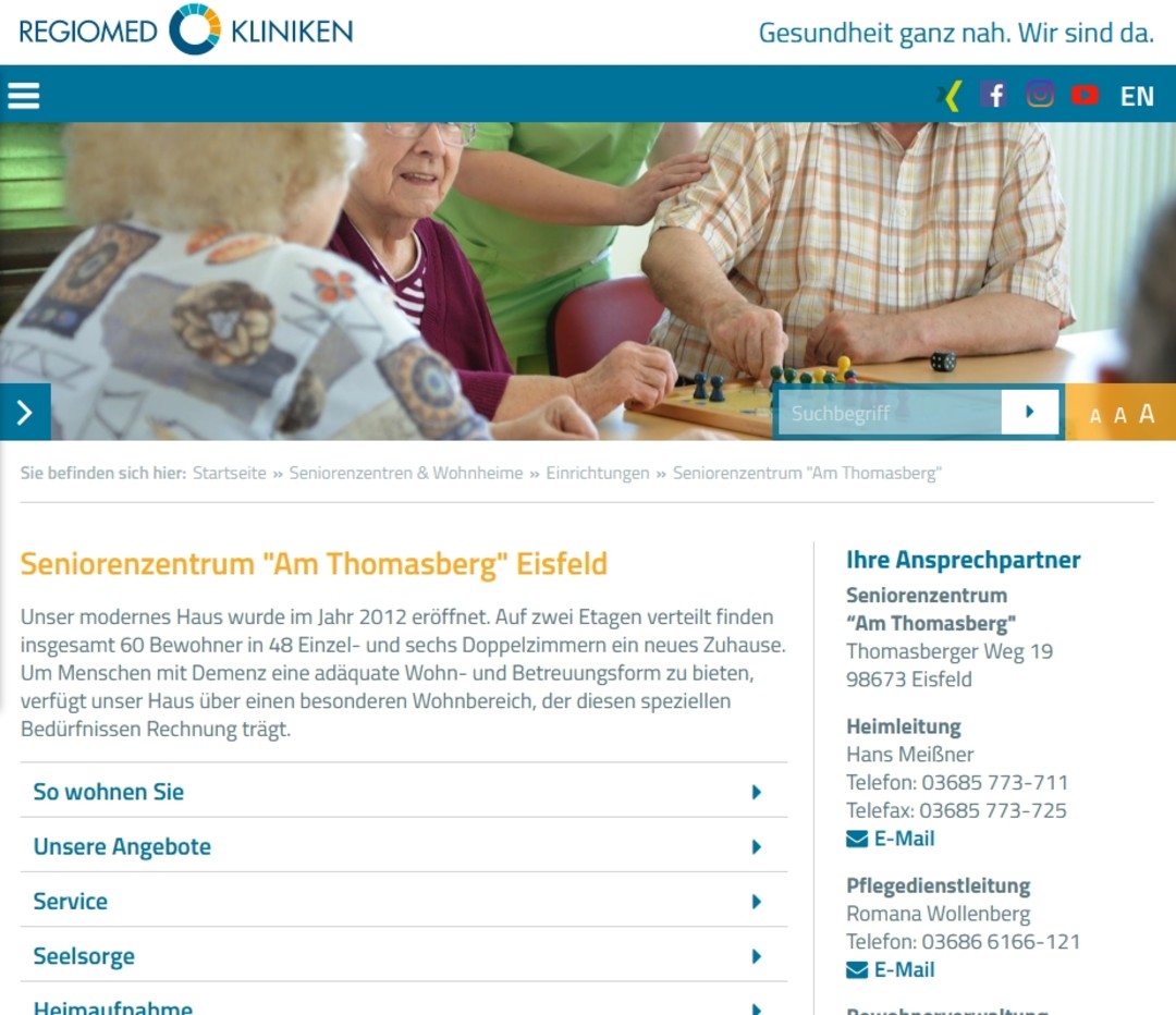 Seniorenzentrum "Am Thomasberg"