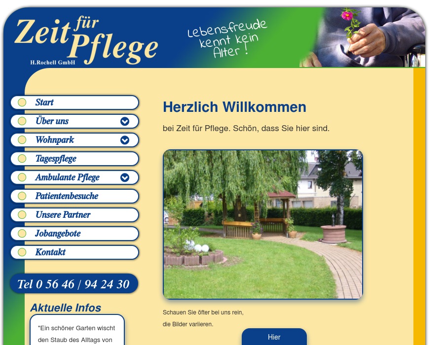 Wohnpark Zeit für Pflege - Tagespflege