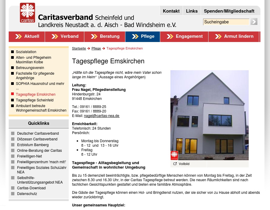 Caritas-Tagespflege Emskirchen