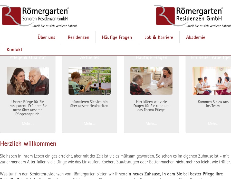 Römergarten Residenzen GmbH Haus Elisabeth Vollstationäre Einrichtung