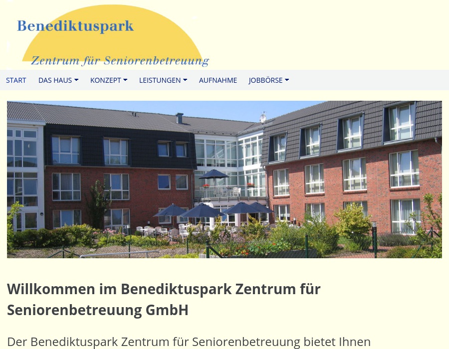 Benediktuspark Zentrum für Seniorenbetreuung GmbH