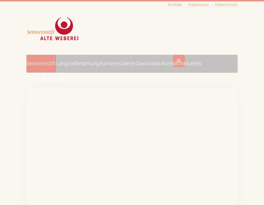 Seniorenstift Alte Weberei - Sonderpflegebereich außerklinische Beatmung