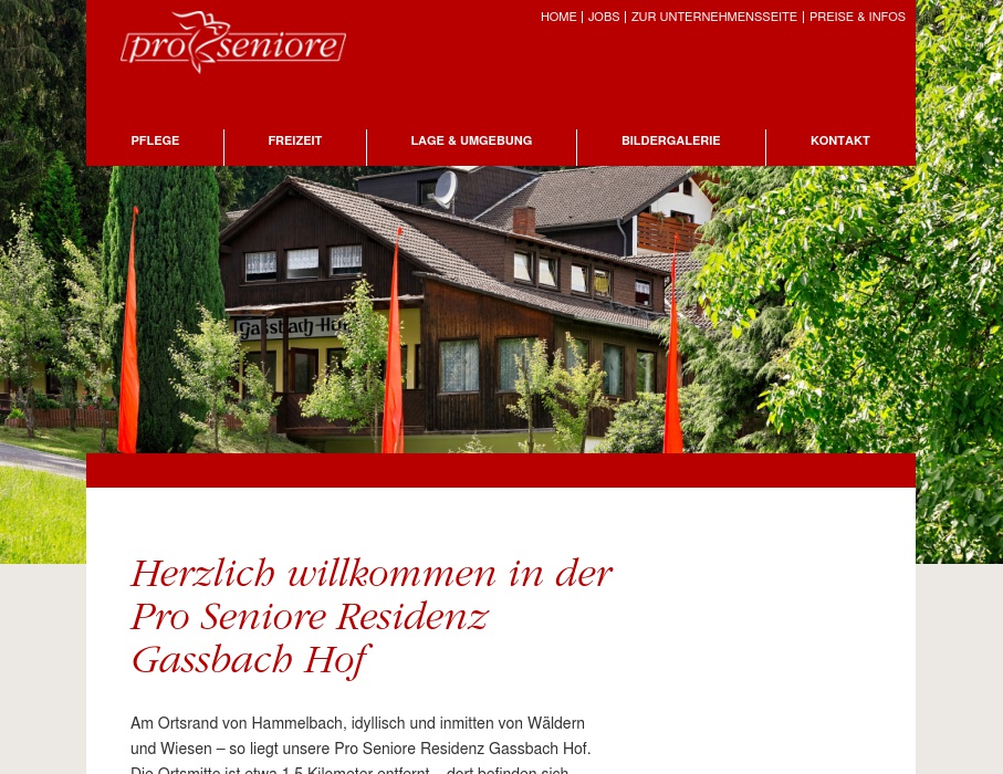 Pro Seniore Residenz Gassbach Hof Alten- und Pflegeheim