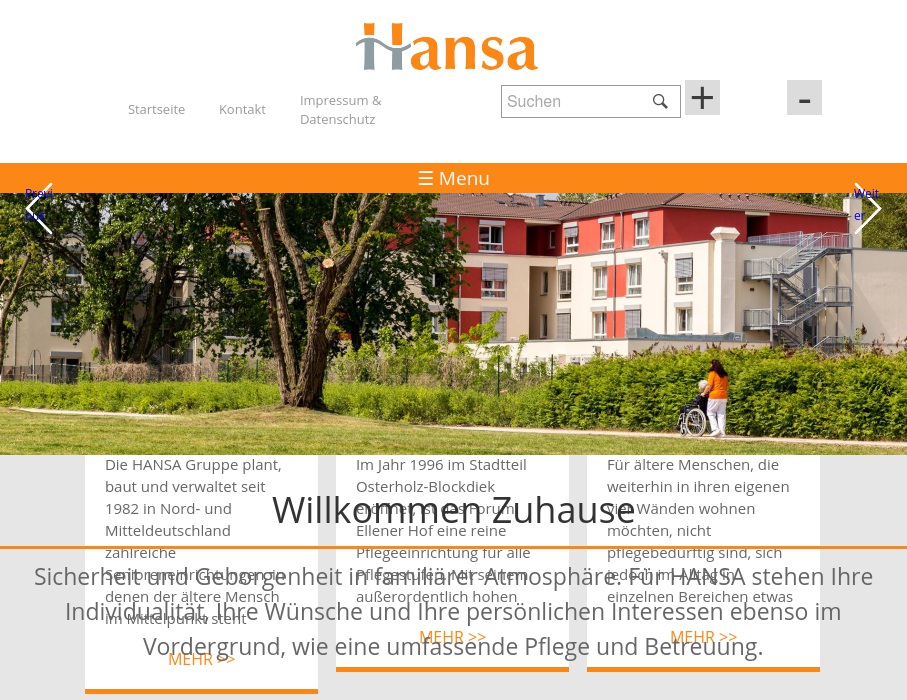 HANSA Seniorenzentren GmbH Seniorenwohnpark an der Ihle