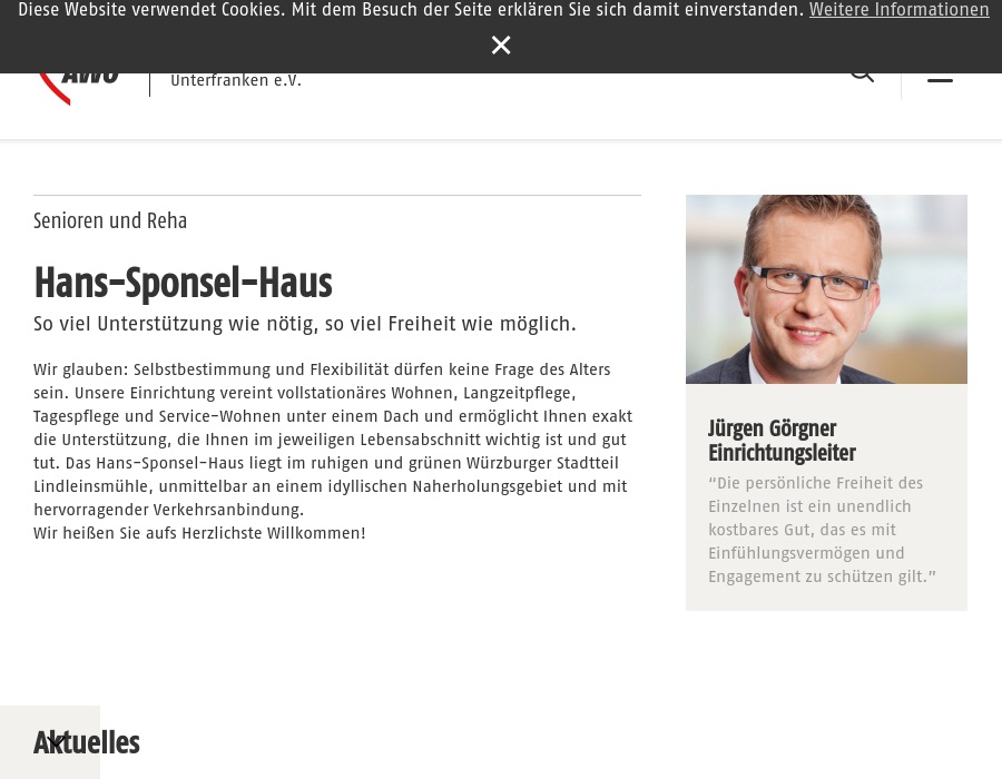 Altenhilfeeinrichtung der AWO Hans-Sponsel-Haus