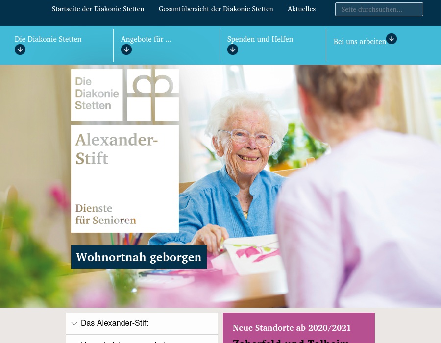 Alexander-Stift Dienste für Senioren gGmbH Seniorenzentrum Hohenacker