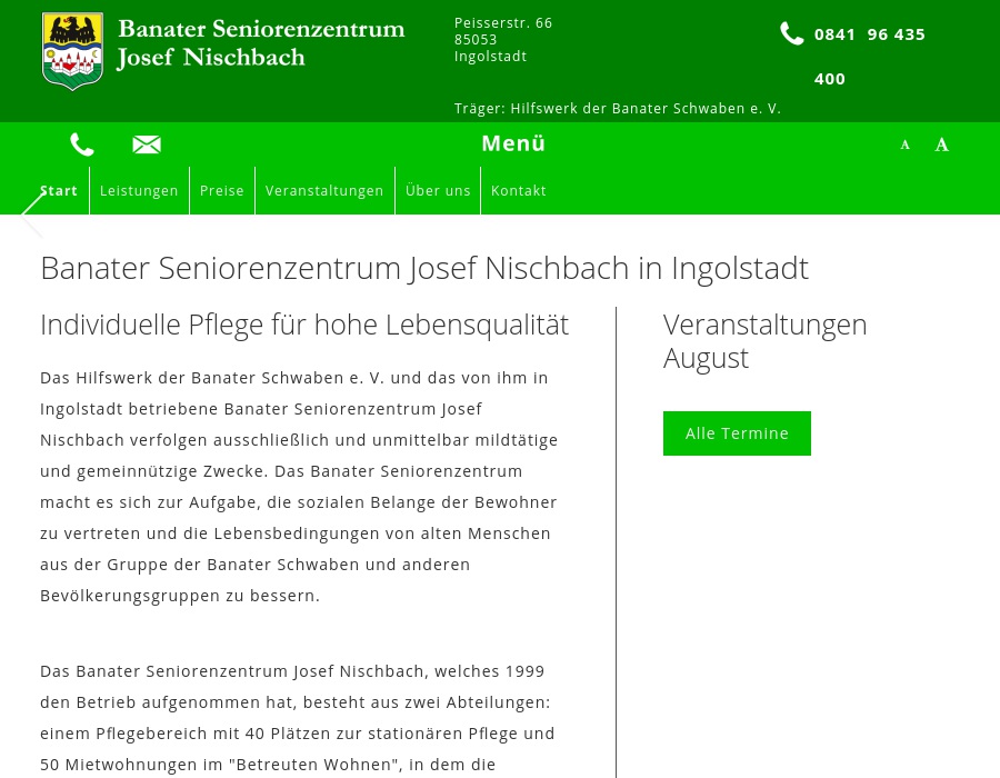 Banater Seniorenzentrum Josef Nischbach