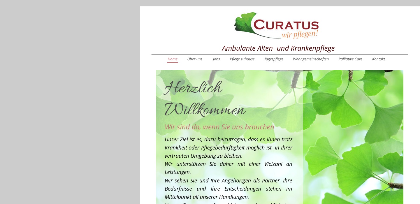 Curatus wir pflegen UG (haftungsbeschränkt) Tagespflege