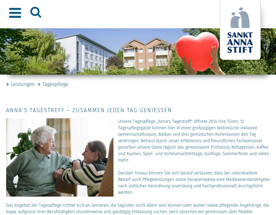 St. Anna Stift Tagespflege