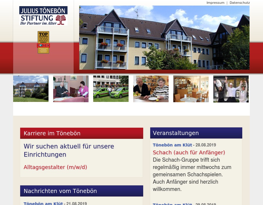 Julius Tönebön Stiftung Tagespflege am See