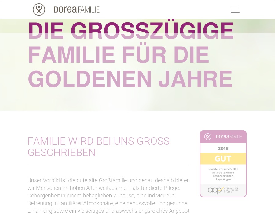 Seniorenpflege Lerbach GmbH DOREAFAMILIE Osterode