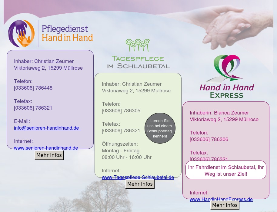 Tagespflege im Schlaubetal