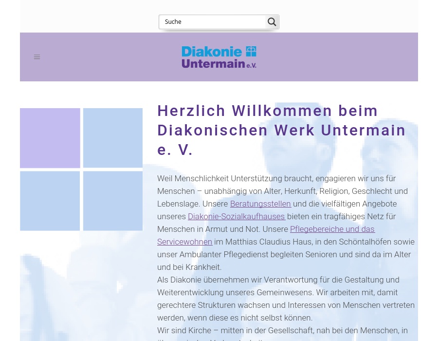 Matthias-Claudius-Haus Wohn- und  Pflegeheim des Diakonischen Werkes  Untermain e. V.