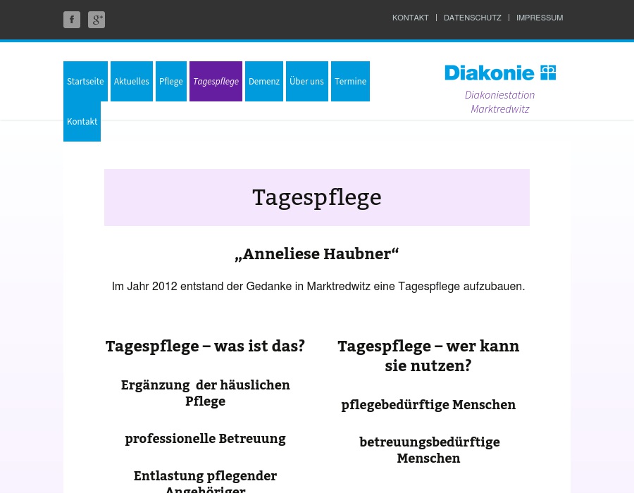 Tagespflege "Anneliese Haubner"