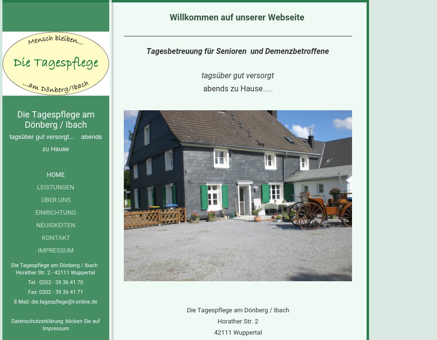 Die Tagespflege Am Dönberg-Ibach