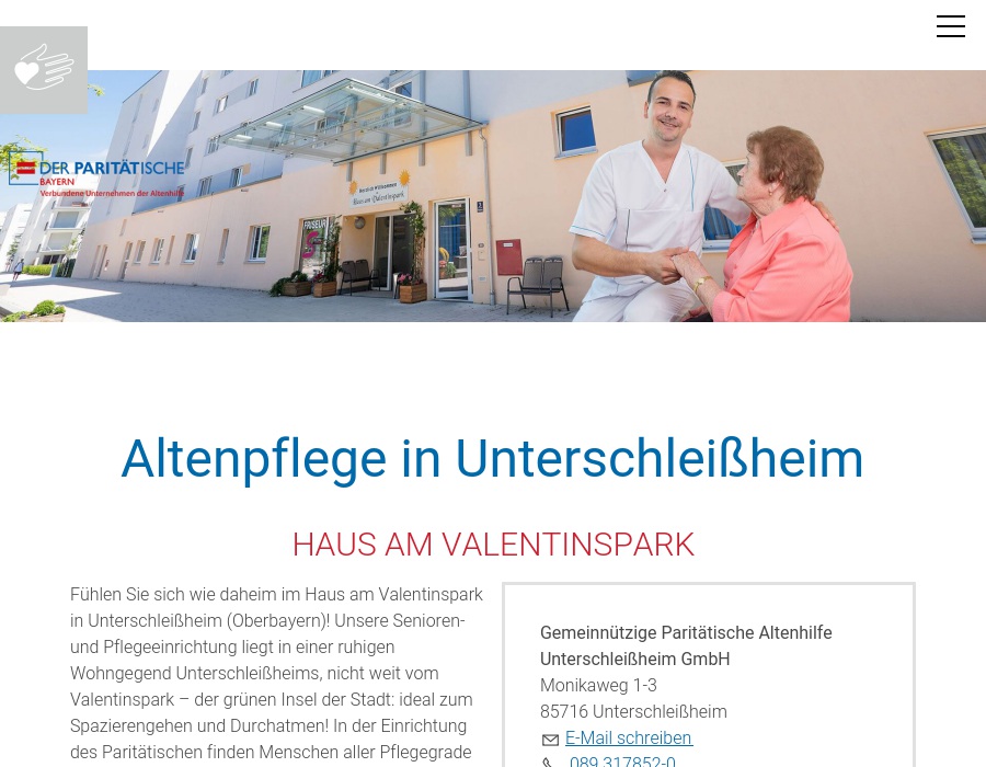 Haus am Valentinspark, Tagespflege