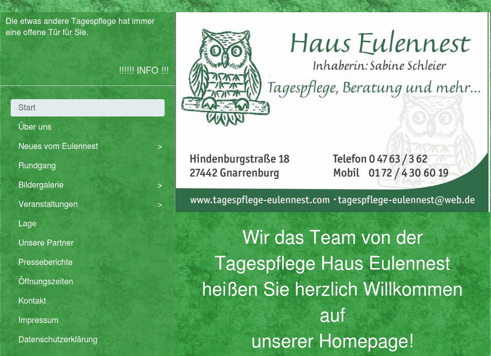 Haus Eulennest Tagespflege Sabine Schleier