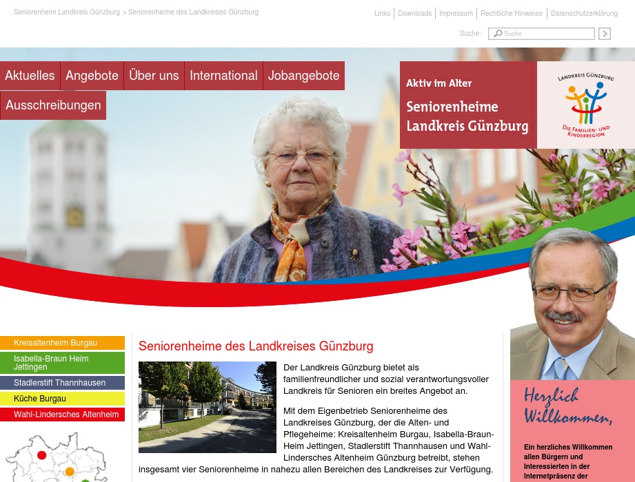 Wahl-Linderisches Altenheim im Eigenbetrieb Seniorenheime des Landkreises Günzburg