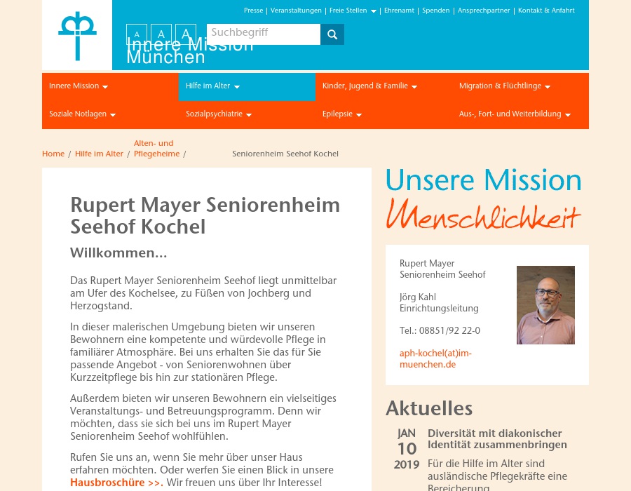 Rupert Mayer Seniorenheim Seehof