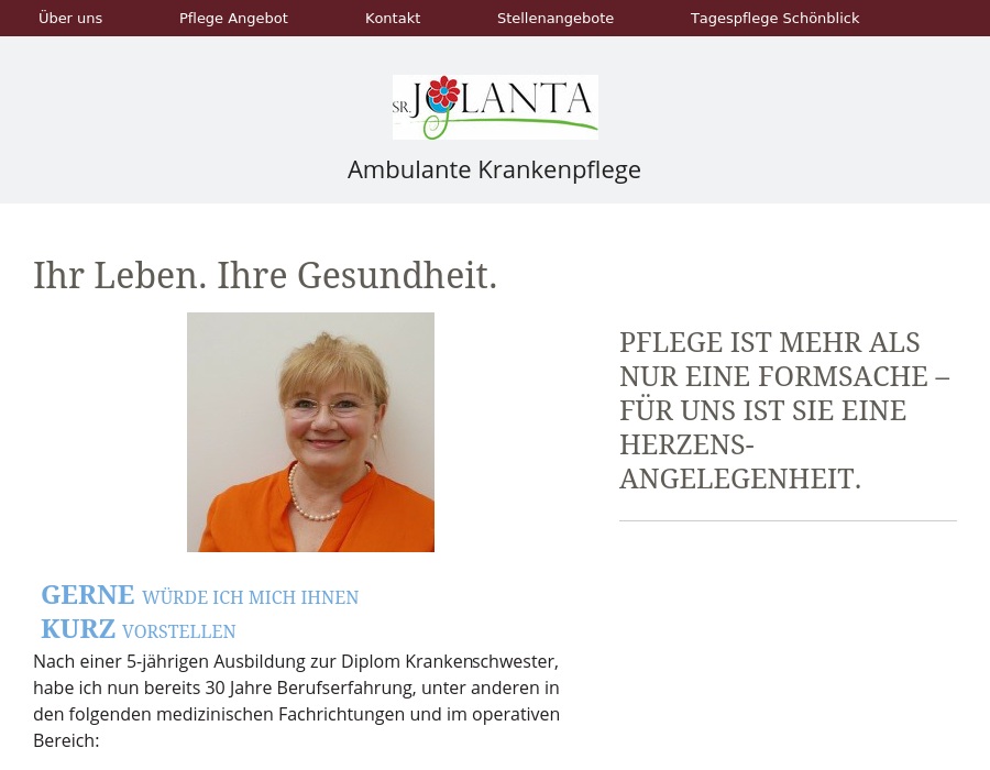 Schönblick Tagespflege Sr. Jolanta