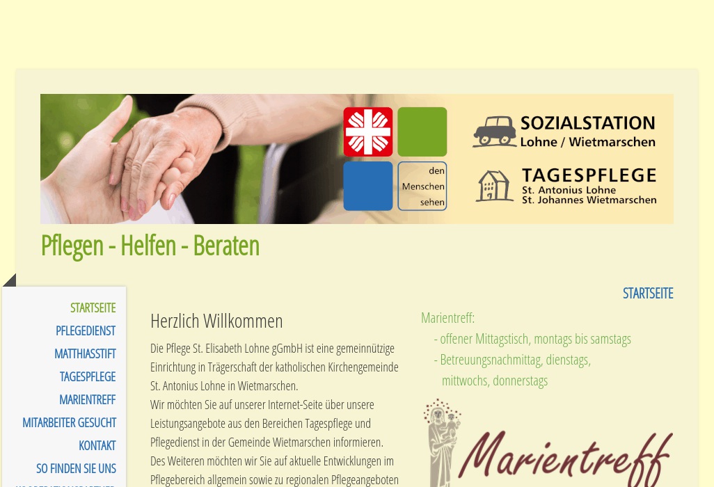 Tagespflege St. Johannes Wietmarschen Tagespflege