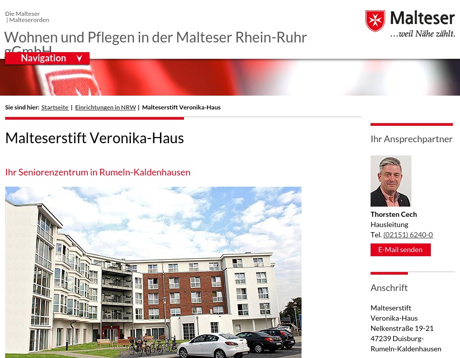 Maltesterstift Veronika-Haus - Kurzzeitpflege -