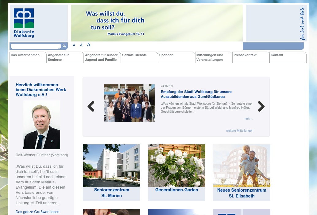 Diakonisches Werk Wolfsburg e.V. Senioren- und Begegnungs- zentrum Bertha-von-Suttner